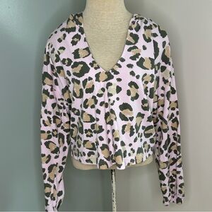 Show me your MuMu cheetah print pink hoodie.  Women’s size small.